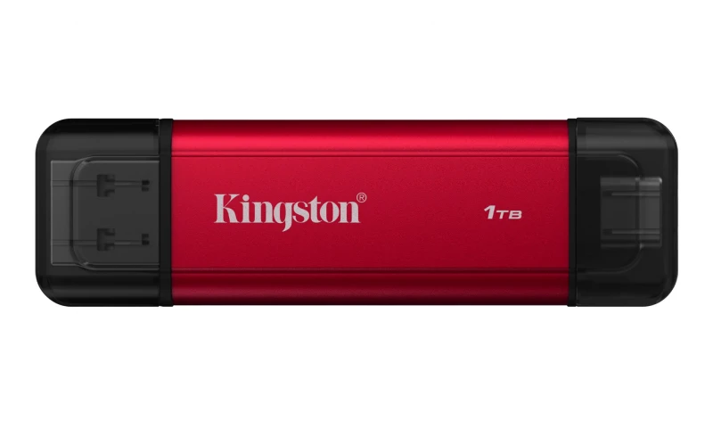 Image of Kingston Technology Kingston Technology 1TB Dual USB-A/C Portable SSD, Up to 1050MB/s USB 3.2 Gen 2 SPSD/1TB