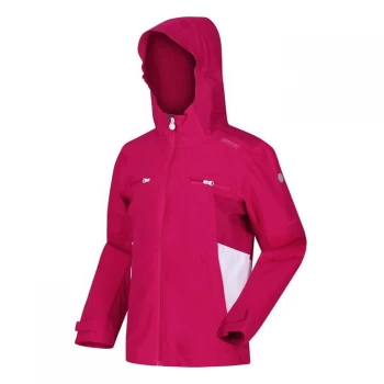 Image of Regatta Junior Highton II Waterproof & Breathable Jacket - Duches/DkCer