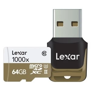 Image of Lexar 1000X 64GB MicroSDXC Memory Card
