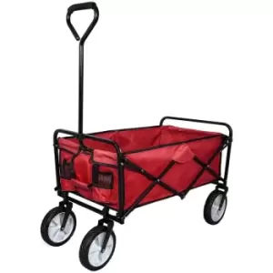 Image of Foldable Garden Cart - Red Red - Monstershop