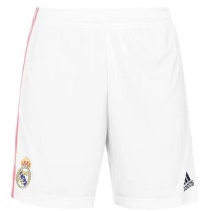Image of adidas Real Madrid Home Shorts 2020 2021 - White