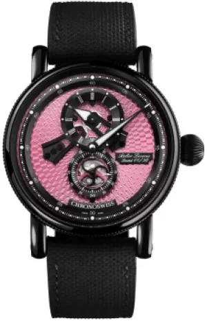 Image of Chronoswiss Watch Flying Regulator Open Gear Pink Panther Limited Edition