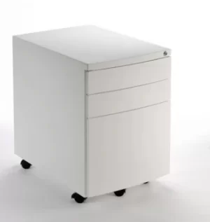 Image of Trexus Standard Steel 3 Drawer Pedestal 390x565x558mm Silver Ref