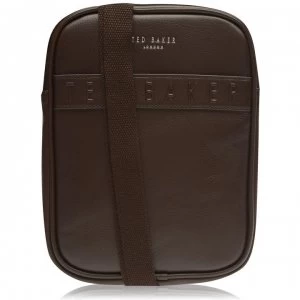 Image of Ted Baker Flyer Messenger Bag - Xchocolate