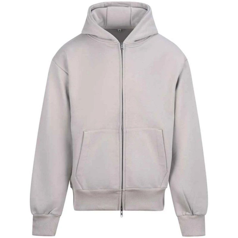 Image of AWDis AWDis Men Signature Heavyweight Full Zip Hoodie in Natural Size: Small Natural S Male 5063693949778