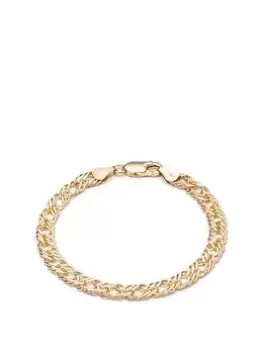 Image of Rachel Jackson London Chevron Statement Bracelet - Gold, Size Large, Women
