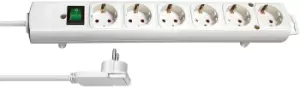 Image of Brennenstuhl 1153320100 power extension 2m 6 AC outlet(s) Indoor...