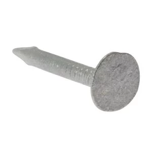 Image of ForgeFix Clout Nail Extra Large Head Galvanised 25mm (500g Bag)