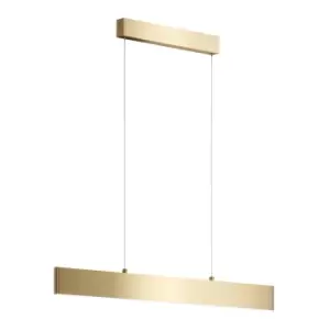 Image of Maytoni Step Bar Pendant Ceiling Light Gold, 91cm, Integrated LED 4000K