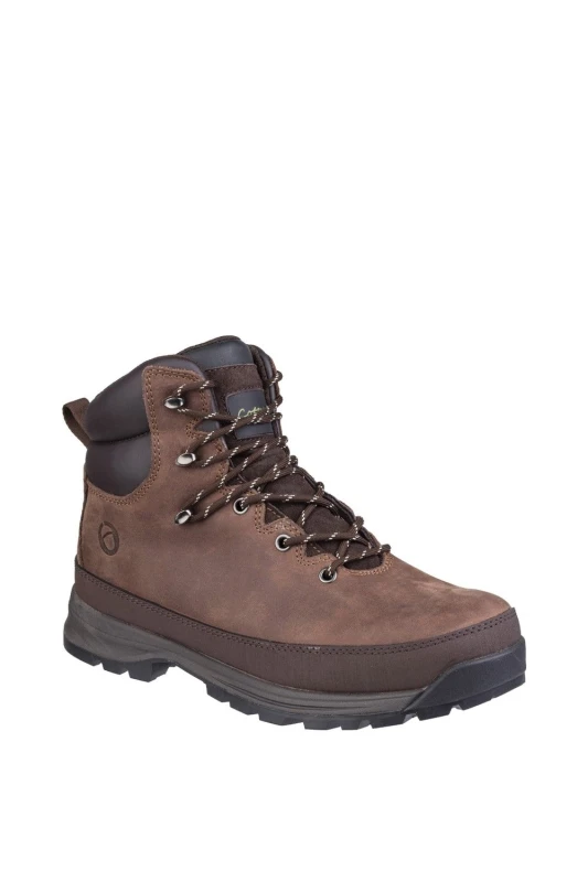 Image of Cotswold Mens 'Sudgrove' Leather Hiking Boots in Brown Size: 11 Brown Male 11