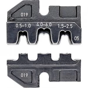 Image of Knipex 97 49 05 Crimp inset Non-insulated open end connectors Suitable for (pliers) 2.8/6.3mm connector width 0.5 up to 6 mm² Suitable for brand Knipe