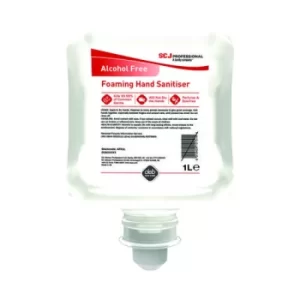 Image of Deb Alcohol Free Foam Hand Sanitiser Cartridge 1 Litre AFHS1L