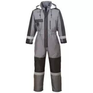 Image of Portwest - S585GRRS - sz s Winter Coverall - Grey