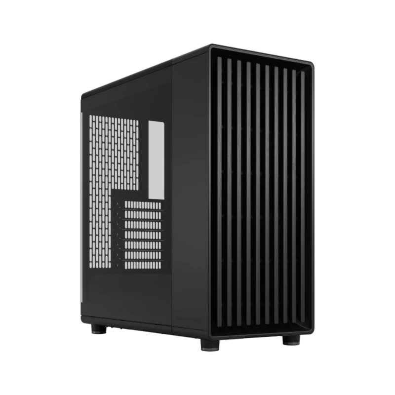 Image of Fractal Design North Momentum Edition Mid Tower PC Case - Black, Mesh Front, Tempered Glass, ATX, High-Airflow Design - FD-C-NOR1C-05