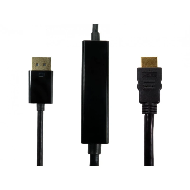 Image of Cables Direct HDPORT-0054K-3M video cable adapter DisplayPort HDMI Bla
