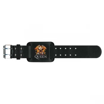 Image of Queen - Crest Leather Wrist Strap