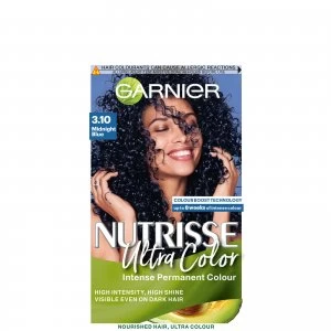 Image of Garnier Nutrisse Ultra Midnight Blue 3.10 Hair Colour