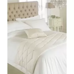Image of Riva Paoletti New Diamante Bed Runner (70 x 220cm) (Cream)