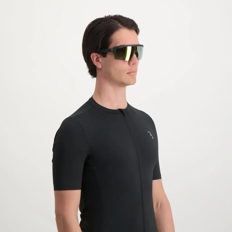 Image of BBB Cycling Sports Glasses with 3 Interchangeable Semi-Flat Unbreakable Lenses for Men and Women Half Frame Sunglasses UV Protection for Bike Riding F