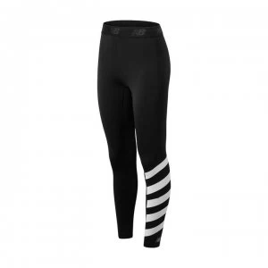 Image of New Balance Accel Print Tights Ladies - Black Print