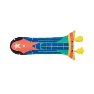 Image of Joules Up In Space Cushion 25cm x 50cm, Blue