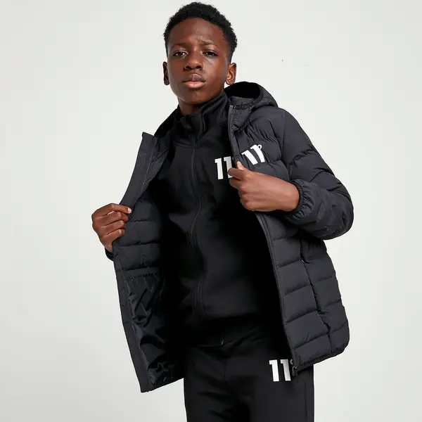 Image of Junior Space Jacket - Black - 8-10 Years
