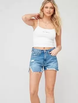 Image of Tommy Jeans Baby Colour Linear Strap Top - White