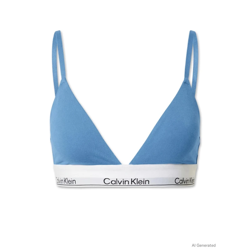 Image of Calvin Klein Calvin Tri LL Bra Ld62 Blue Descent female 8 (XS)
