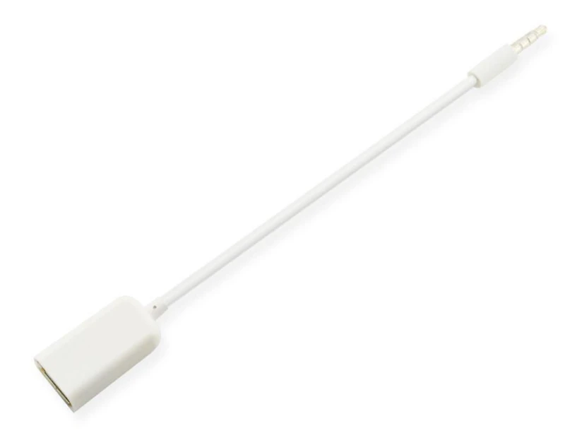 Image of Microconnect AUDUSBFW audio cable 0.2 m 3.5mm USB Type-A White