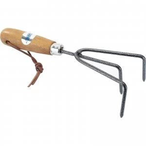 Image of Draper Carbon Steel Heavy Duty Hand Cultivator Ash Handle