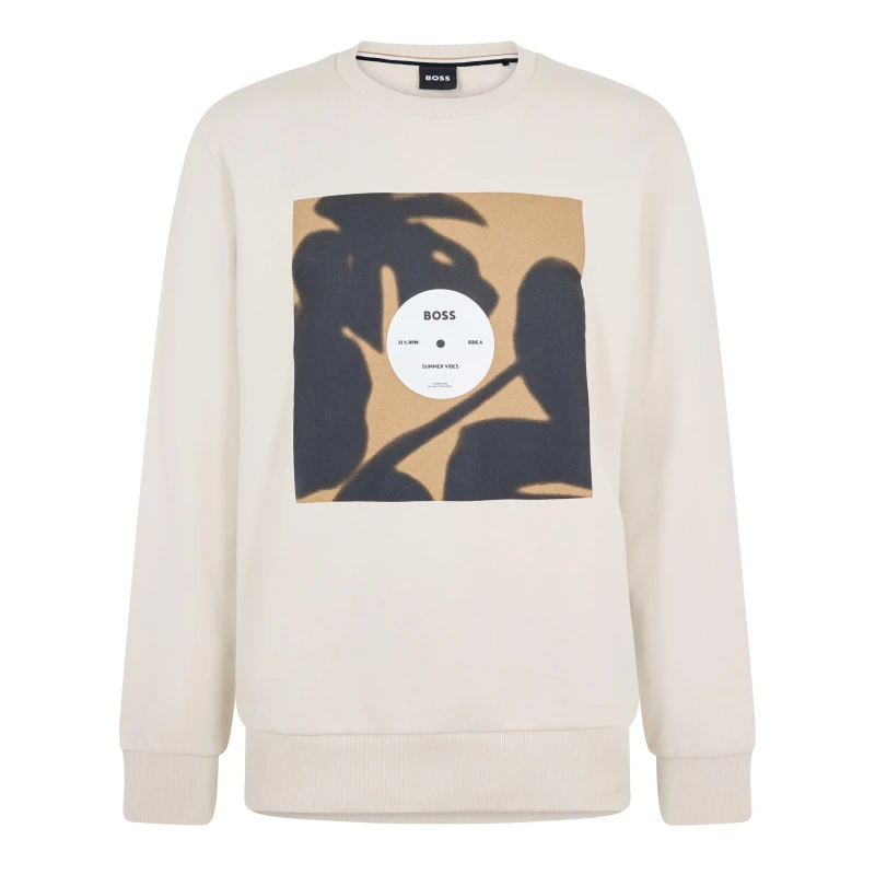 Image of Boss Mens Soleri Short Sleeve Polo Shirt Open White male S