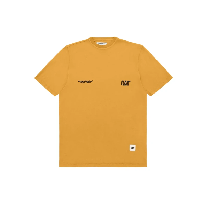 Image of Caterpillar T-Shirt Caterpillar Small Logo Marron Unisex S