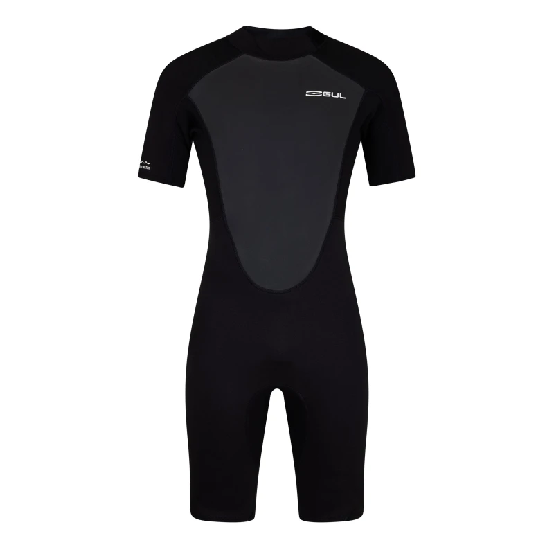 Image of Gul Mens Wetsuit Shorties Black male S