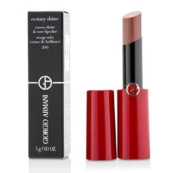 Image of Armani Ecstasy Shine Lipstick Various Shades 200 Silenzio 3g