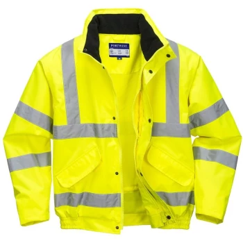 Image of Portwest - RT62YERXXXL - sz 3XL Hi-Vis Breathable Mesh Lined Jacket - Yellow