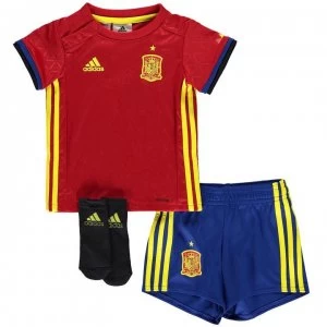 Image of adidas Spain Home Kit 2016 Baby - Scarlet/Yellow
