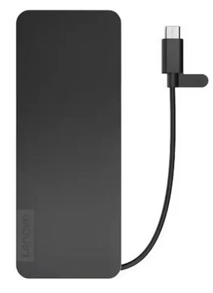 Image of Lenovo 4X11N40212 laptop dock/port replicator Wired USB 3.2 Gen 1 (3.1 Gen 1) Type-C Black 4X11N40212