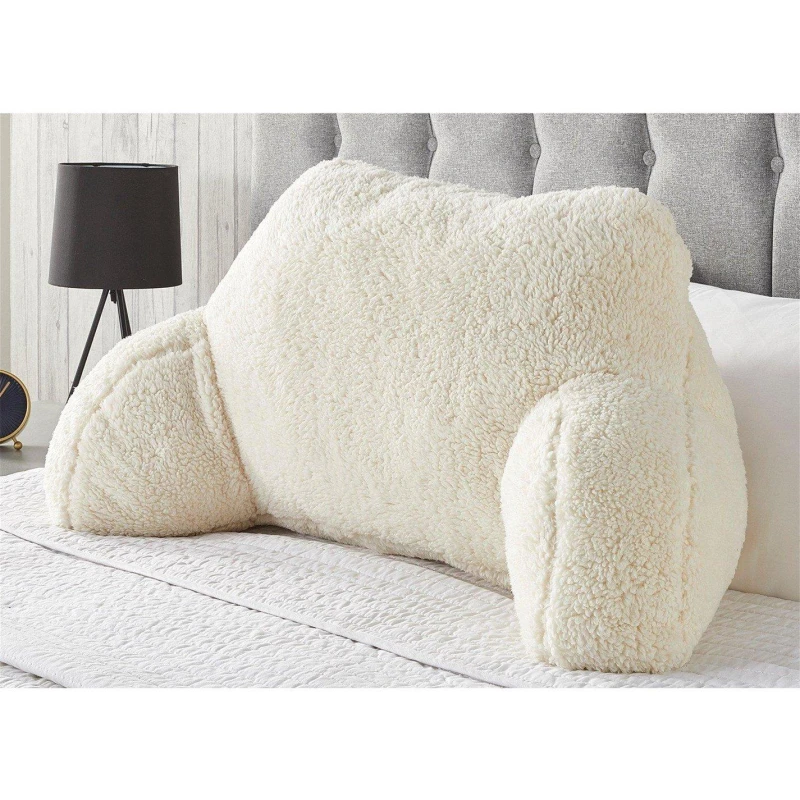 Image of Downland Teddy Fleece Cuddle Cushion Cream unisex One Size