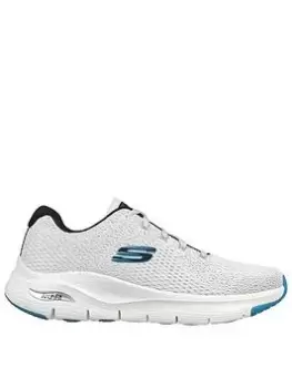 Image of Skechers Air-cooled Arch Fit Vegan Trainer - White, Size 8, Men
