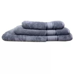 Image of ARTG Nature Bamboo Towel (100cm x 50cm) (Dark Grey) - Dark Grey