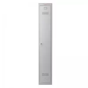 Image of Phoenix PL Series PL1130GGK 1 Column 1 Door Personal locker in Grey
