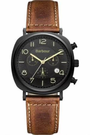 Image of Mens Barbour Beacon Chrono Chronograph Watch BB019BKTN