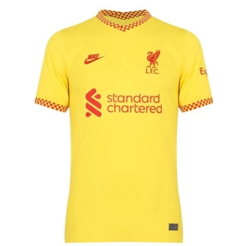 Image of Nike Liverpool Third Shirt 2021 2022 - Yellow