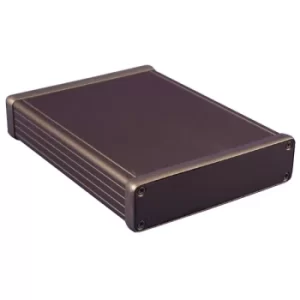 Image of Hammond 1455P1601BK Extruded Aluminium Enclosure 163 x 120.5 x 30.5mm