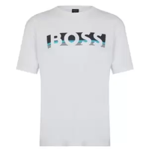 Image of Boss Logo T-Shirt - White