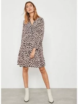 Image of Mint Velvet Elle Floral Mini Dress - Multi, Size 12, Women