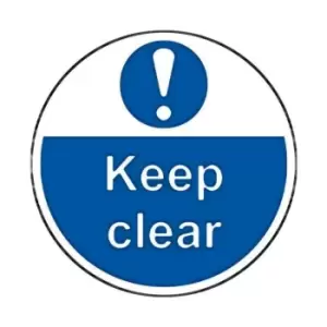 Image of Fire Door Keep Clear Door Disc - SAA (75MM Dia.)