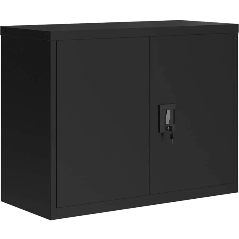 Image of VIDAXL File Cabinet Black 90x40x70cm Steel Vidaxl 8720845889449