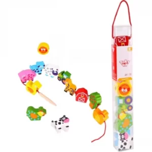 Image of Wooden Lacing Farm Blocks