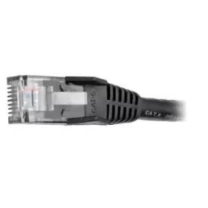 Image of Tripp Lite N201-007-BK Cat6 Gigabit Snagless Molded (UTP) Ethernet Cable (RJ45 M/M) PoE Black 7 ft. (2.13 m)